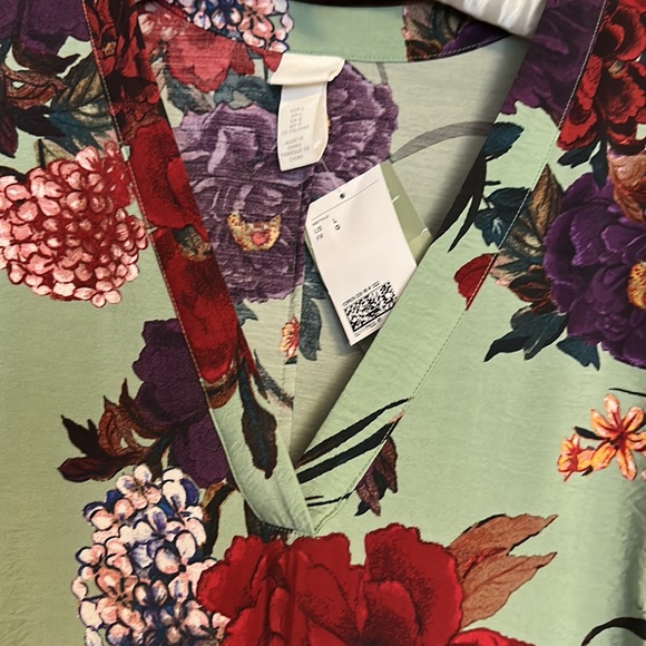 NWT H&M LADIES L floral dress - Picture 3 of 11